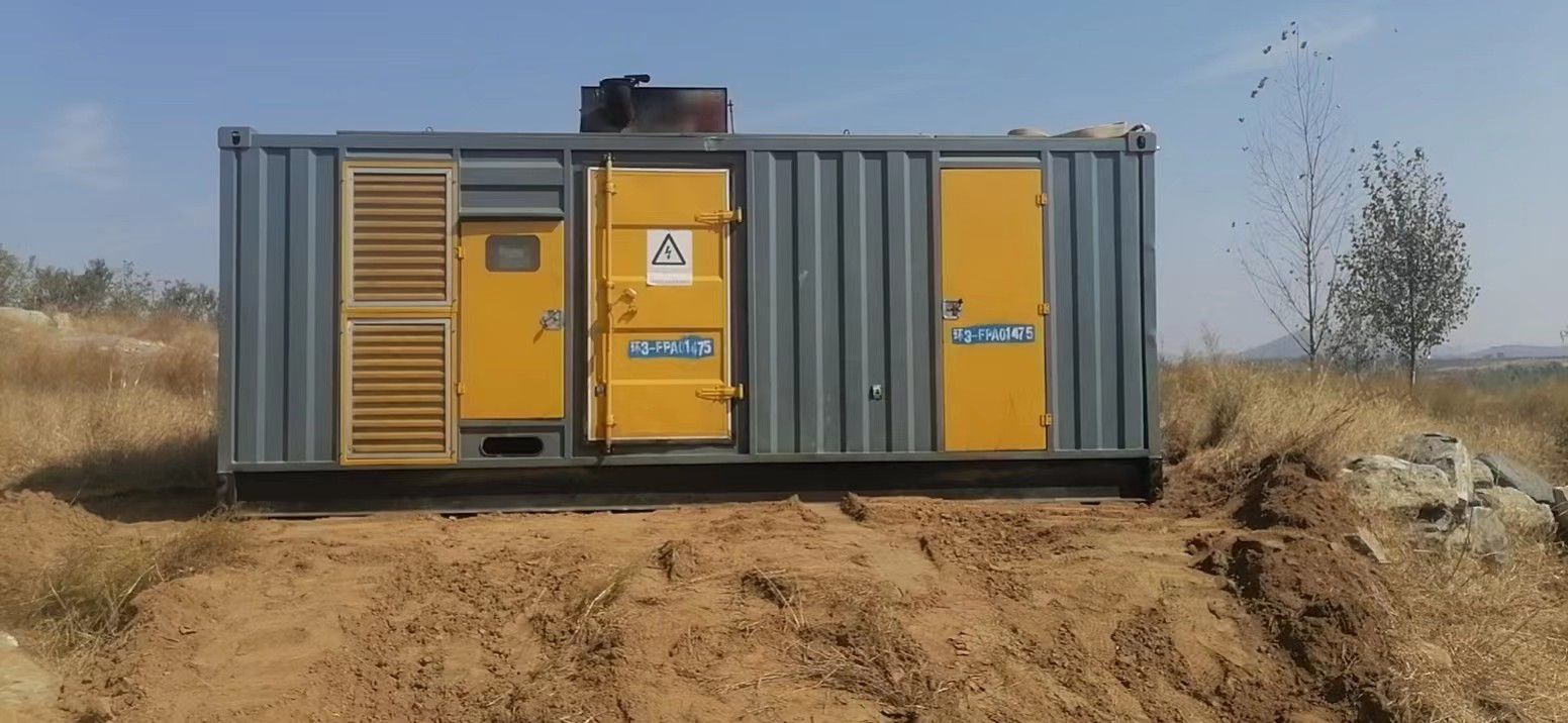 锡林郭勒盟400KW发电机组施工现场